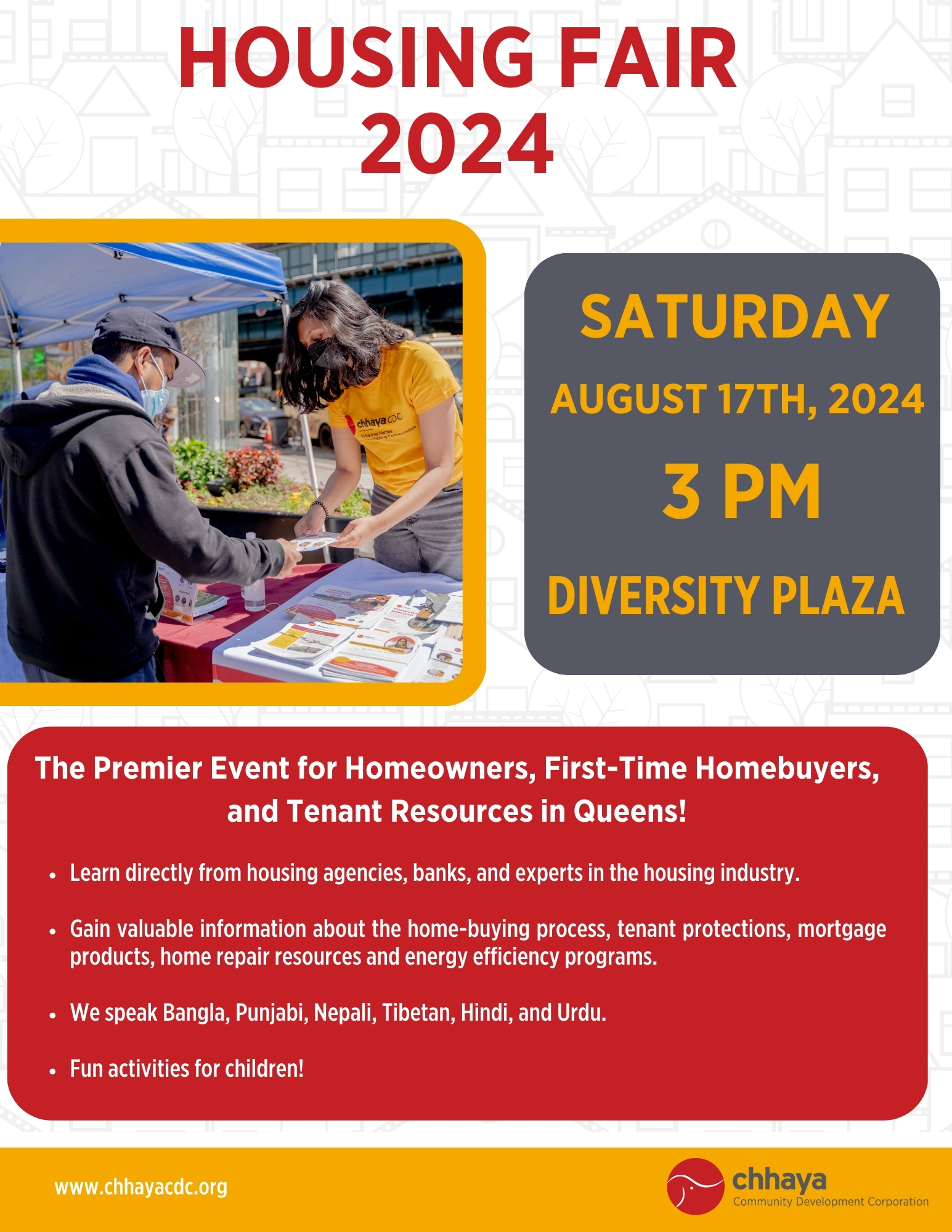 Annual Jackson Heights Housing Fair chhaya